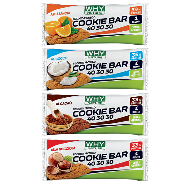 Why Nature Cookie Bar 40 30 30 1x30g nocciola