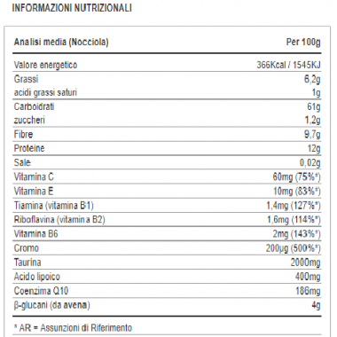 Quaity food - Avena gusto Nocciola kg 1,360