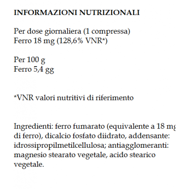 FERRO A RILASCIO PROLUNGATO 100 CPR