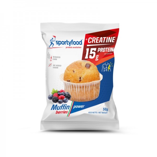 Muffin SportyFood Frutti di Bosco - 50g