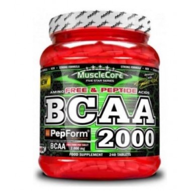 MuscleCore – BCAA 2000 (240cps) Integratore