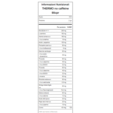 THERMO XPLODE NO CAFFEINE 90 CPR